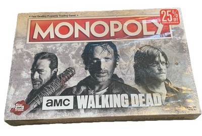 Monopoly AMC Walking Dead Board Game  (2017) USAopoly  Brand New Sealed