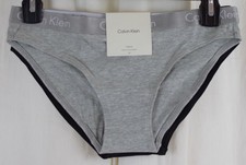 Calvin Klein 2 Pack Women's Motive Cotton Bikini Panty Multicolor Size Small