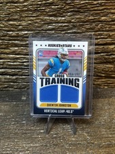 2023 Panini Rookies & Stars Football Quentin Johnston RC Cross Training /399