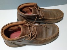 Twisted X WDM0001 Women s Brown Leather Driving Moccasins Shoes Size 9