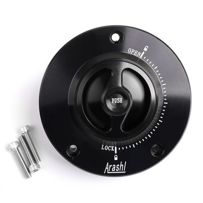 Areyourshop CNC Keyless Fuel Gas Tank Cap For SUZUKI GSXR 600/750/1000 GSR 60...