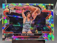 2022 Panini Prizm WWE #10 Rick Boogs Ice Silver