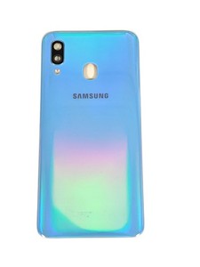 Samsung Galaxy A40 SM-A405F Original Akkudeckel Cover Backcover blau #2