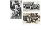 5 DIFFERENT RPPC REAL PHOTO ORVILLE EWING PRITCHETT CO ANIMALS WAGONS WEST LIVES — photo 1