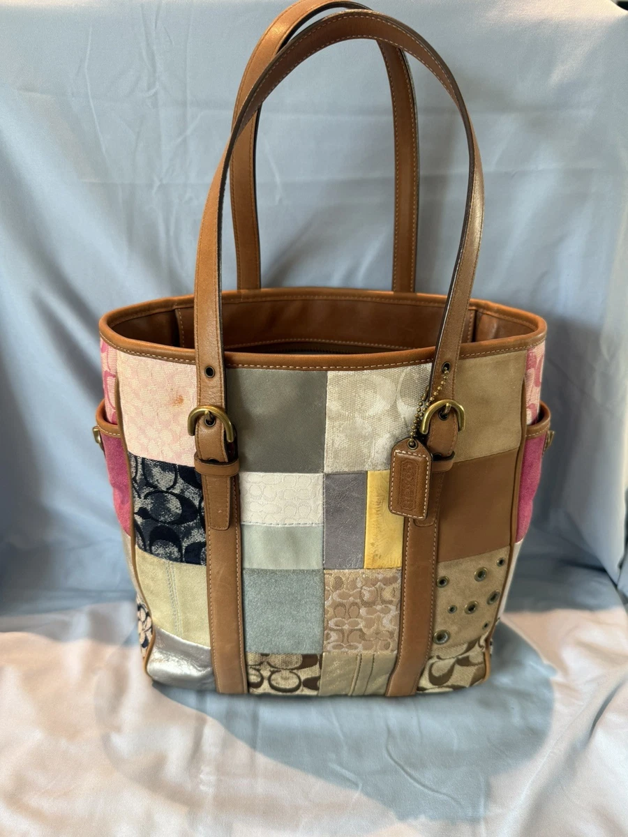 Coach Patchwork Leather Exterior Bags & Handbags for Women for