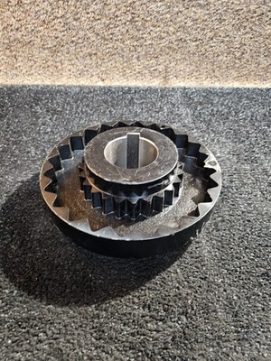 Dodge 13S 2 3/8 Bore Flanged Coupling Keyway Cast Iron 2400 Maximum Speed
