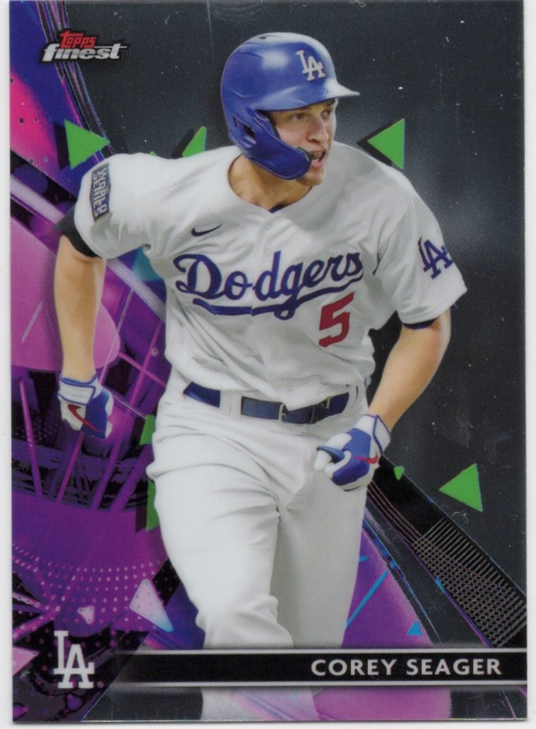 2021 Finest #116 Corey Seager SP Short Print 1:39 Packs! Los Angeles Dodgers