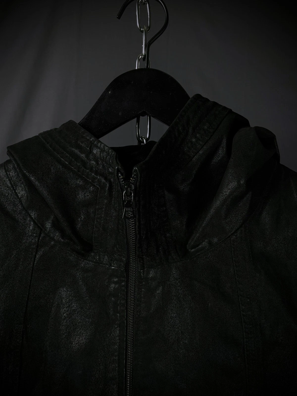 No ID Japanese Brand Hybrid Leather Bono Jacket image 2