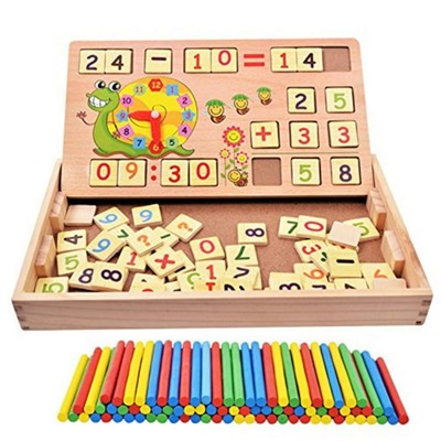 Montessori Baby Math Teaching Aids Multifunctional Math Operation and Drawing...