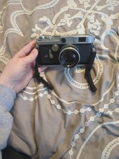 Canon P Rangefinder Film Camera 35mm No: 575008 Missing Rewind Dial, Untested