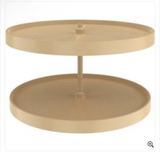 Rev-A-Shelf 2-Shelf 28" Full Circle Lazy Susan for Corner Base Cabinets Almond