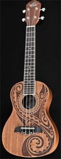 Oscar Schmidt Concert Ukulele Hawaiian Tattoo Design