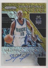 2019 Panini Prizm Sensational Signatures FOTL Gold Shimmer /10 Sam Cassell Auto