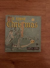 Rare THE FIRST CHRISTMAS 804 Castle Films vintage 8mm Film Reel Movie