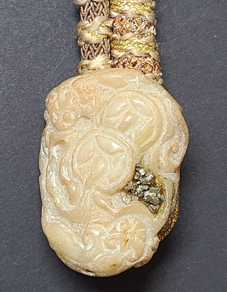 ALEX & LEE 玉玛瑙和碧玉带有线绳 33 英寸腰带 — 第 4/4 张图片