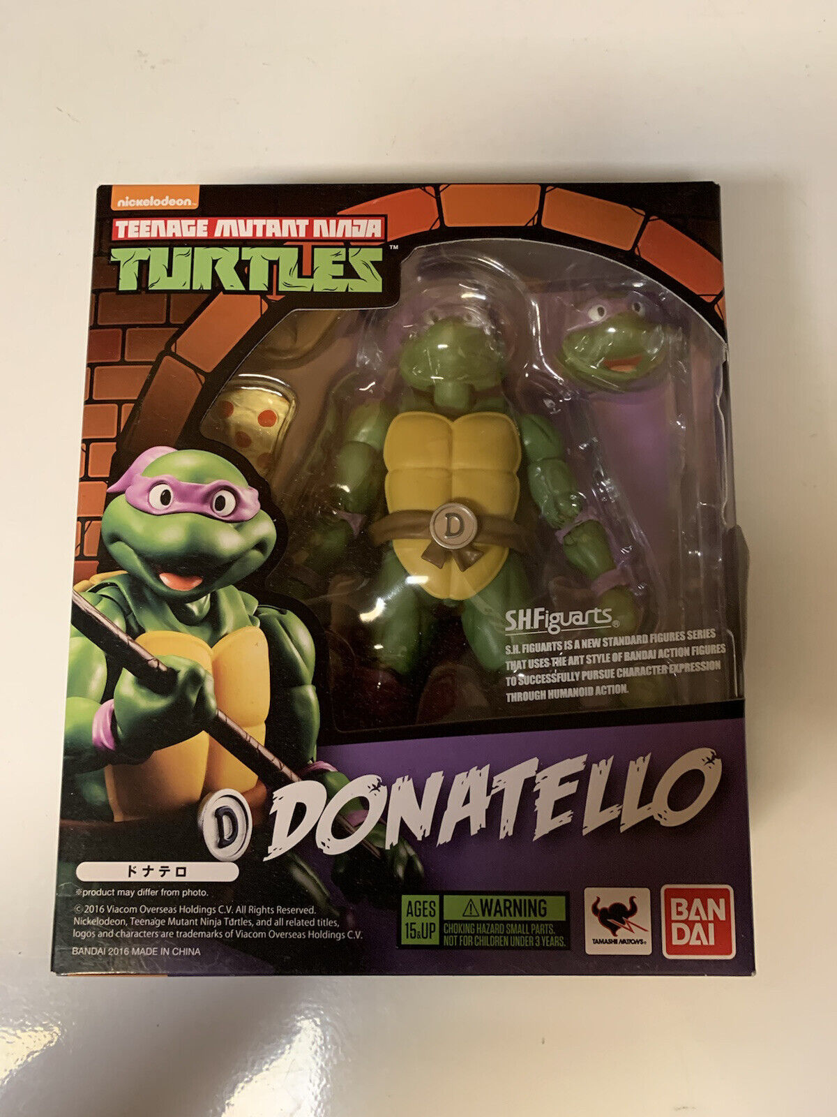  Bandai Tamashii Nations S.H. Figuarts Donatello Teenage Mutant  Ninja Turtles Action Figure : Toys & Games