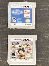 Nintendo 3DS Games Frozen/Big Hero 6 & Carnival Wild West 3D cartridges only