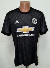 MANCHESTER UNITED 2016/2017 THIRD FOOTBALL SHIRT JERSEY ADIDAS SIZE L ADULT