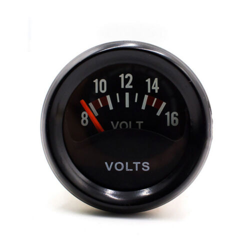 Ancillary Battery Voltmeter Volt Gauge Chrome 52mm 2" Classic Kit Car - Picture 2 of 5
