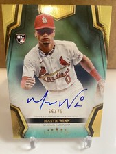🎁💎 MASYN WINN - 2024 Topps Five Star Rookie AUTO 🔥 AQUA /75 🔥 Cardinals
