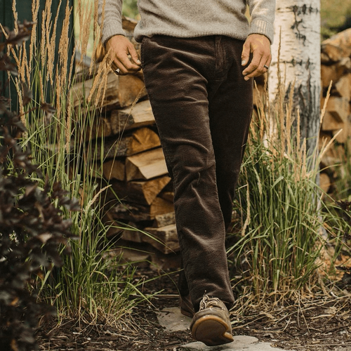 Taylor Stitch The Democratic Foundation Pant in Espresso Cord Corduroy Pants 34 - Picture 3 of 9