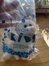 Avon KIDS Birthstone August Full O'Beans Tabitha The Cat New Plush NEW NIB