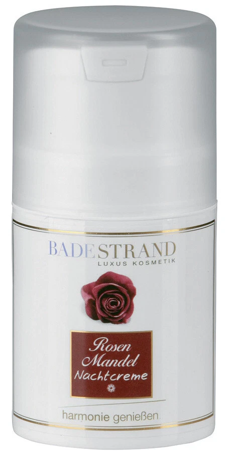 BADESTRAND LUXUS KOSMETIK BADESTRAND Rosenmandel-Nachtcreme 50 ml