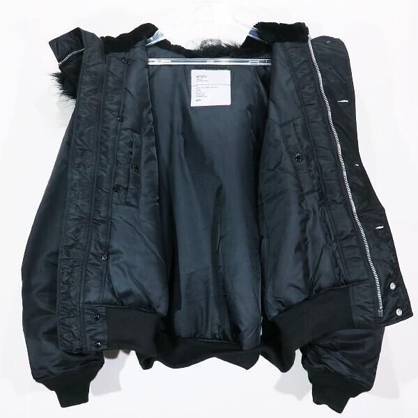 WTAPS x Alpha Industries N-2B Parka - Size Large - Black WTAPS x Alpha Industries N-2B Parka - Size Large - Black