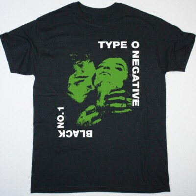 #ad Vtg TYPE O NEGATIVE BLACK NO 1 Cotton Black For Men All Size Shirt $17.99