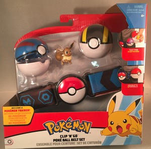 pokemon ball belt set