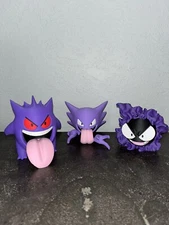 Gastly, Haunter and Gengar Bundle Multi-Colored 3D Printed Models