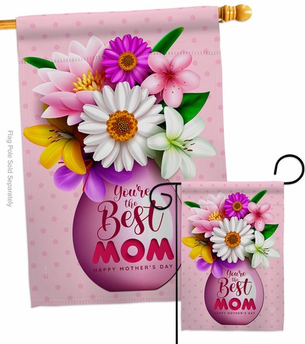 You're The Best Garden Flag Family mother day Decorative Gift Yard House Banner - Picture 4 of 19
