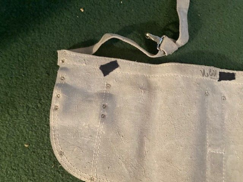 VINTAGE Nicholas schwer geteiltes Rindsleder Schreiner WERKZEUG/NAGELSCHÜRZE-FREI SHP - Bild 12 von 18