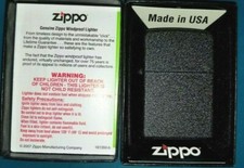 Zippo # 236 Black Crackle Windproof Lighter Made In USA NIP