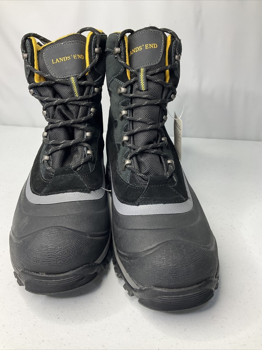 Lands End Boots Hiking Camping Kenosha Thermolite Ankle Lace  display picture 3