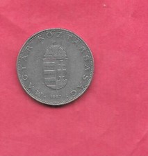 HUNGARY KM695 1997 XF-SUPER FINE-NICE CIRCULATED OLD 10 FORINT LARGE COIN