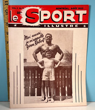 1953 Le Sport Illustrated Canadian Sports Magazine HIGH GRADE Joe Garagiola
