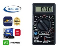 Tester multimetro digitale 2 puntali e cavi a batteria con display