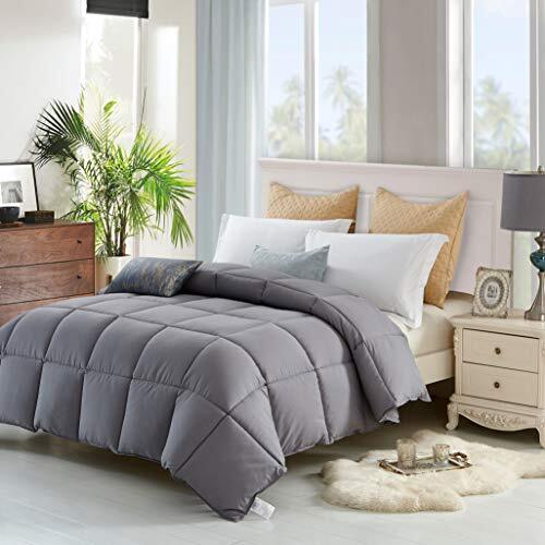 The Ultimate Fluffy Comforter Duvet Insert - Luxury Down Alternative Twin Grey