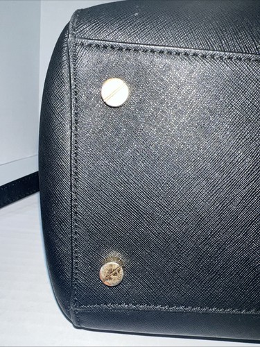 Cartera/bolso de mano Michael Kors bandolera o bolso de mano de cuero negro - Imagen 19 de 24