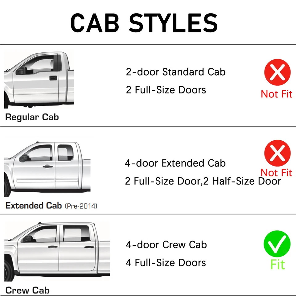 Fits 2000-2006 GMC Yukon XL 2500 In-channel Smoke Rain Guard Window Vent Visor Foto 3 de 4