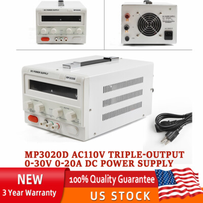 MP3020D Adjustable DC Power Supply Constant Voltage Current 0-20A 0-30V OTP OPP
