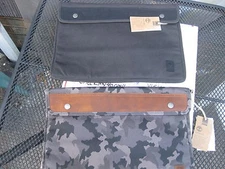 Timberland Unisex Natick Water-Resistant Cotton Laptop Sleeve Style A11UG A1LE6