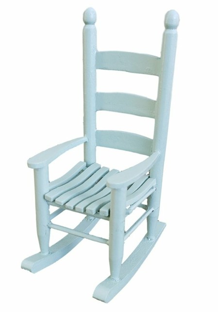 mint green rocking chair
