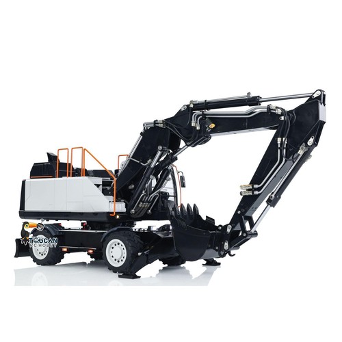 1/14 RC Hydraulikbagger 3-Arm EC380 Radbagger Modell mit 3 Schaufeln - Picture 5 of 12