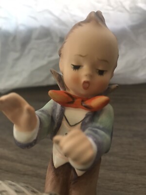 旧西ドイツのGoebel 社製　カーディナル　磁器製フィギュア Band Leader - TMK 3 - Hummel Goebel 129 #78 - Excellent Condition