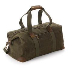 HERITAGE CANVAS BARREL BAG HOLDALL HOLIDAY BUSINESS TRAVEL SPORTS