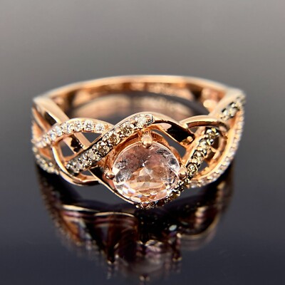 Morganite Le Vian 14k Gold Ring Le Vian 14k Morganite White