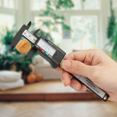 100mm 4'' LCD Digital Electronic Carbon Fiber Vernier Caliper Gauge Micrometer w - Picture 2 of 10