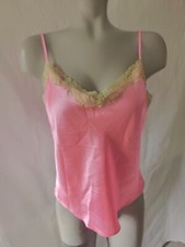 Secret Treasures Sleepwear Pink Satin V Neck Cami Sleep Top Size M 8-10